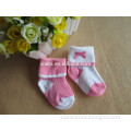 quality ganranteed safe care color trap lovely bowknot baby socks pattern